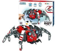 Kit Robot A Construire - Xtrem Bots - Spider Bot - 110 Pièces - Mouvements Réalistes - 32x10x24 cm