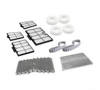 Kit robot de nettoyage de piscine avec panneaux filtrants, brosses avant et arrière, rails et anneaux d'escalade pour Dolphin pour Triton PS/PS-Plus