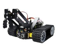 Kit Robot Tank Freenove pour Raspberry Pi 5 4 B 3 B+ - Châssis Crawler, Contrôle App