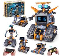 Kit robotique 5 en 1 - HOGOKIDS - HG-SC8814 - Programmable - LED & batterie rechargeable - Télécommande 2 4 GHz/Appli