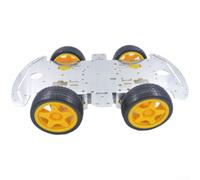 Kit Robotique Programmable avec 4 Moteurs DC Inclus(A) | Alliage aluminium , 4 moteurs gear, pour roues mécanum 6.8cm, compatible pour arduino, pour idéal coding