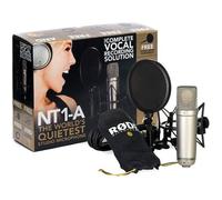 Kit RODE NT1-A Complete Vocal Recording - 1"" Cardioid Condenser Microphone + SM6 Shock Mount with Detachable Pop Filter