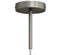 creative cables Kit Rosace cylindrique en métal avec Serre-câble de 15 cm - Titane satiné