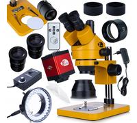Kit Rosfix Draco Red PRO - Microscope trinoculaire 7-45x avec caméra Full HD HDM