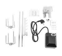 Kit rotissoire Barbecue, Moteur Rotatif Stable, capacité de Charge Forte, en Acier Inoxydable, pour Barbecue extérieur, Cuisson de Cochon de Lait, Poulet et Plus