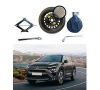 Kit Roue de secours 18" compatible avec Citroën C5 Aircross avec Cric t Sac 135/80R18