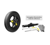 Kit Roue De Secours Lampa 125/80-17 En Alliage Avec Cric t Gants