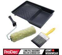 Kit Rouleau Maçonnerie ProDec 9 x 1,75" + Brosse Plate