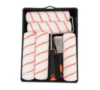 Kit Rouleau Peinture Pratique pour Bords Muraux et Encadrements | Polyester, Manche Tpr Souple et Abs, Peint Surfaces Étroites, pour Meubles et Portes Couleur Aléatoire
