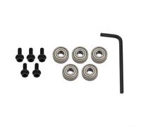 Kit Roulement Guide, Acier Inoxydable, +, 5 Kit Roulement | pour bois, Acier Résistant, pour idéal Pro, 12.7mm Extérieur, Lot de 5