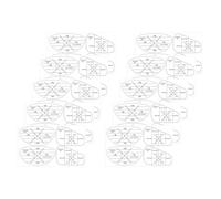 Kit Ruban De Contact Golf - 10 Feuilles Autocollants D'Impąct, Analyse Autonome du Point Doux Et Régularité des Coups | Aide À L'Alignement pour Bois, Fers & Putters, Étiquettes Adhésives Amovibles