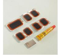 Kit rustine x 7 - TNT - pour mobylette cyclo - Caoutchouc - 22x32mm - 30x50mm