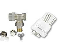 Kit S1 M28 complet thermostatique équerre 1/2'' (15x21)et accessoires