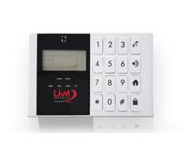 KIT S4 Alarme LKM Security M2C sans Fil GSM SMS Accueil d'urgence Alerte de Sécurité, PIR Motion Capteur, Fente de la Porte, Sirene + télécommande