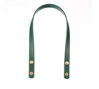 Kit Sac A Main A Faire Soi Meme Ceinture de sac détachable en cuir PU, sangle de poignée de sac, accessoires de bricolage, couleur unie, sangle de bouton de remplacement de bagages(Blackish green)