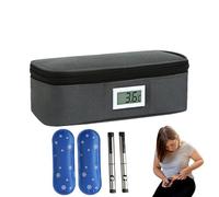 Kit Sac De Thermostat Portable - Étui Étanche Pour Sac De Glace | Sac De Glace Pour Thermoscope, Étui De Transport De Thermoscope, Articles De Voyage Portables, Noir , Fare riferimento alla