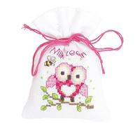 Kit sachet Petite chouette-rose