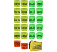 Kit Sacoche Évacuation - Lot 22 Brassards Guide-File Serre-File Et Responsable Évacuation - Multicolore