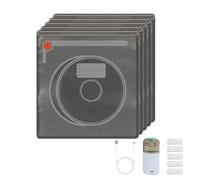 Kit Sacs Sous Vide pour Filament Imprimante 3D (10 Pièces, 32x34cm) avec Pompe Électrique - Stockage Hermétique Réutilisable pour Bobines 1kg (PLA, PETG, ABS) - Protection Contre l'Humidité & la Pouss