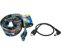 Kit Sangles De Tête Réglable + Câble Pour Dji Fpv Casque Goggles V2 Et Autres Marques De Lunettes Vr Accessoire Drone Haute Compatibilité Bonne Elasticité (Sangle+Câble)[Z506]