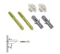 Kit sanitaire fixation lavabo 10 x 110 mm (2 unités)