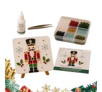 Kit Sapin De Noël En Verre De Mer décoration animale peinte à la main