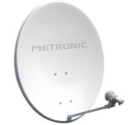 Parabole Athena acier diamètre 120 cm + LNB - blanche Blanc G