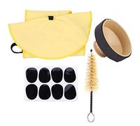 Kit Saxophone 4 en 1 Sax Mute Pads Brosse de Nettoyage pour Kits de Saxophone Alto
