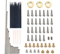 Kit saxophone alto, accessoires durables et fiables, excellent effet, entretien des instruments, passionnés de musique, réparation musicale pour les bricoleurs