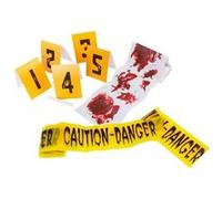 kit scène de crime 8 pcs - chaks 10540 Jaune G