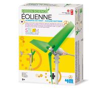 4M Industrial Development – Kit Éolienne à construire soi-même – Green Science – Multicolore