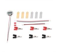 Kit Scientifique de bioénergie, Jouets éducatifs STEM pour Enfants, Pommes de Terre, Citron, expériences électriques, kit de Projet Scientifique avec Horloge numérique, Ampoule,