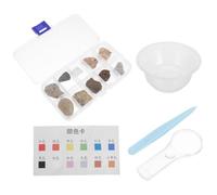 Kit Scientifique de Minéraux Stem pour Garçons et Filles Débutants | Loupe, Bol Plastique, Pinces, Étiquettes Claires, Boîtier Compact, Usage Maison et Classe