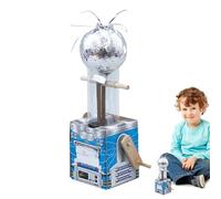 Kit Scientifique du générateur à la Main - Expérience motrice Interactive, Jouet électrique à la Maison | Appareil de démonstration de Dyno Manuel, Appareil d'activité de Laboratoire de Physique,