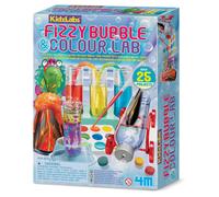 KidzLabs Fizzy Bubble & Colour Lab Kit scientifique de laboratoire de 25 projets à partir de 8 ans avec tubes à essai et expériences de mélange de couleurs