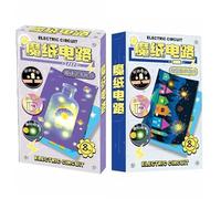 Kit Scientifique pour - Kit Scientifique d'expérimentations | Illuminez l’Ensemble de Fabrication de Cartes de vœux | Jouet d’activité d’Apprentissage STEM | Educational Classroom School Home