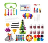Kit Scientifique préscolaire pour expériences en Laboratoire | Kit éducatif de Chimie pour Comprenant 132 Petites expériences pour Les âgés de 8 Ans et Plus