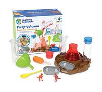 Kit Scientifique préscolaire Volcan en éruption de Learning Resources, expériences de réactions Chimiques effervescentes et moussantes pour Enfants, Jouets STEM pour Enfants, 13 pièces, 4+