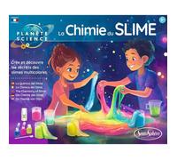 Kit Scientifique - SENTOSPHERE - La chimie du Slime - Pâtes gluantes - Gomme Origine Naturelle - Lavable facilement - Dès 8 ans