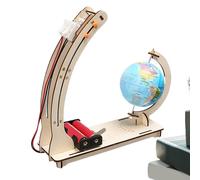 Kit Scientifique STEM - Kit D’expérimentation Scientifique En Bois | Assemblage De Modèles De Physique Modèles Éducatifs 3 En 1 - Modèle D'alternance Jour Et Nuit - Satellite Géosynchrone - Projets Pr