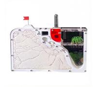 Kit Scientifique Transparent pour Élevage de Fourmis - Fourmilière & Habitat Extérieur Intégral(S14:300 * 150 * 40MM)