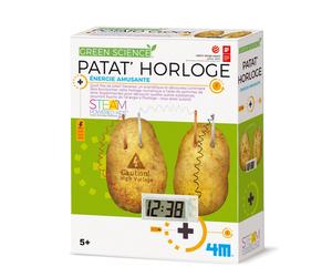 Kit Scientifique ? Une Horloge Digitale Alimentée Par Des Légumes Multicolor TU