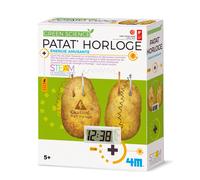 Kit scientifique ? Une horloge digitale alimentée par des légumes multicolore TU