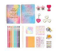 Kit Scrapbook pour Fille | 98x/Set Funny Creative Diary Journal Kit | Journaling Art Crafts, Scrapbook & Diary Supplies Set for Boy, Kid à partir de 8 ans