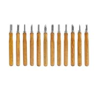 Kit sculpture bois Kit De Sculpture Sur Bois 12 Pièces, Coupe-bois HCS, Ciseau À Polyvalent, Coupe-main Professionnel, Outil Travail Du