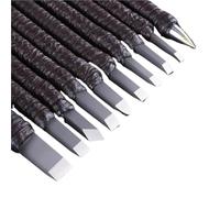 Kit sculpture bois Kit D'outils De Sculpture Sur Pierre Et Bois, Ensemble Ciseaux À, Outil, En Acier Au Tungstène For Le Travail Du Avec Sac 8 Pièces/10 Pièces(10pcs)