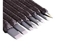 Kit sculpture bois Kit D'outils De Sculpture Sur Pierre Et Bois, Ensemble Ciseaux À, Outil, En Acier Au Tungstène For Le Travail Du Avec Sac 8 Pièces/10 Pièces(8pcs)