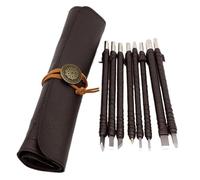 Kit sculpture bois Professionnel 3/8/10 Pièces En Acier Au Tungstène Sculpture Sur Pierre Outils À Main Ensemble Ciseau Outil De Bois(8PCS)