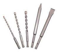 AEG - Kit 3 forets SDS+ ∅6/8/10 longueur 160mm & 2 burins (plat x1 & pic x1) - KIT SDS +