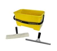 Kit : Seau vitrier + Raclette 25 cm + Mouilleur 25 cm